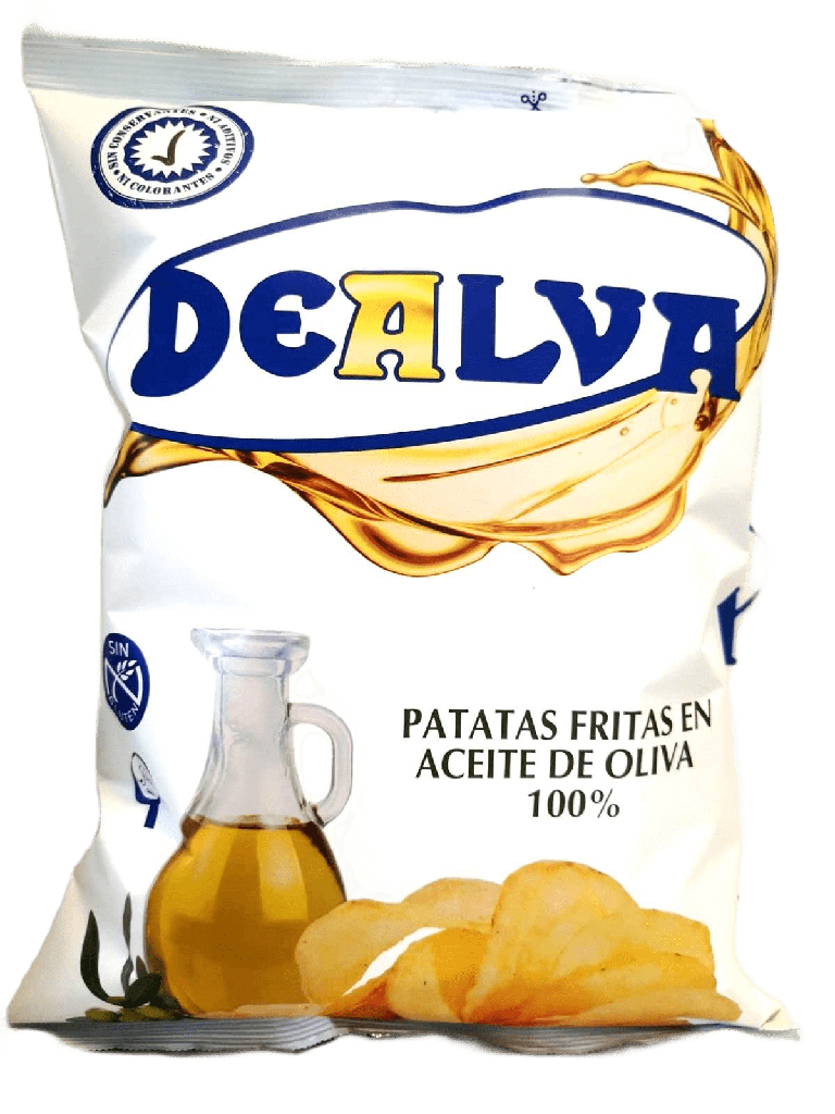 PATATAS DEALVA ACEITE OLIVA CAJA (6 bolsas 300g)